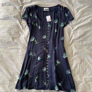 Urban Outfitters blue floral dress